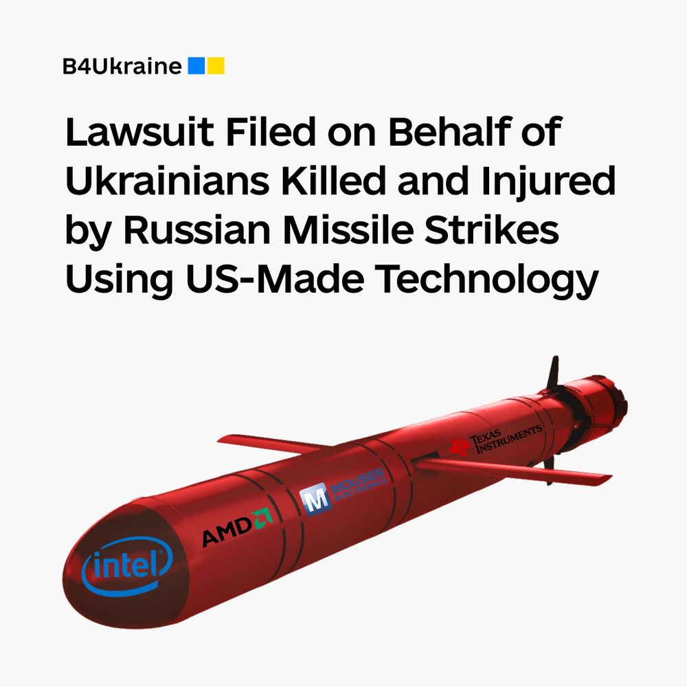 Lawsuit filed on behalf of Ukrainians killed and injured by Russian missile strikes using US-made technology
