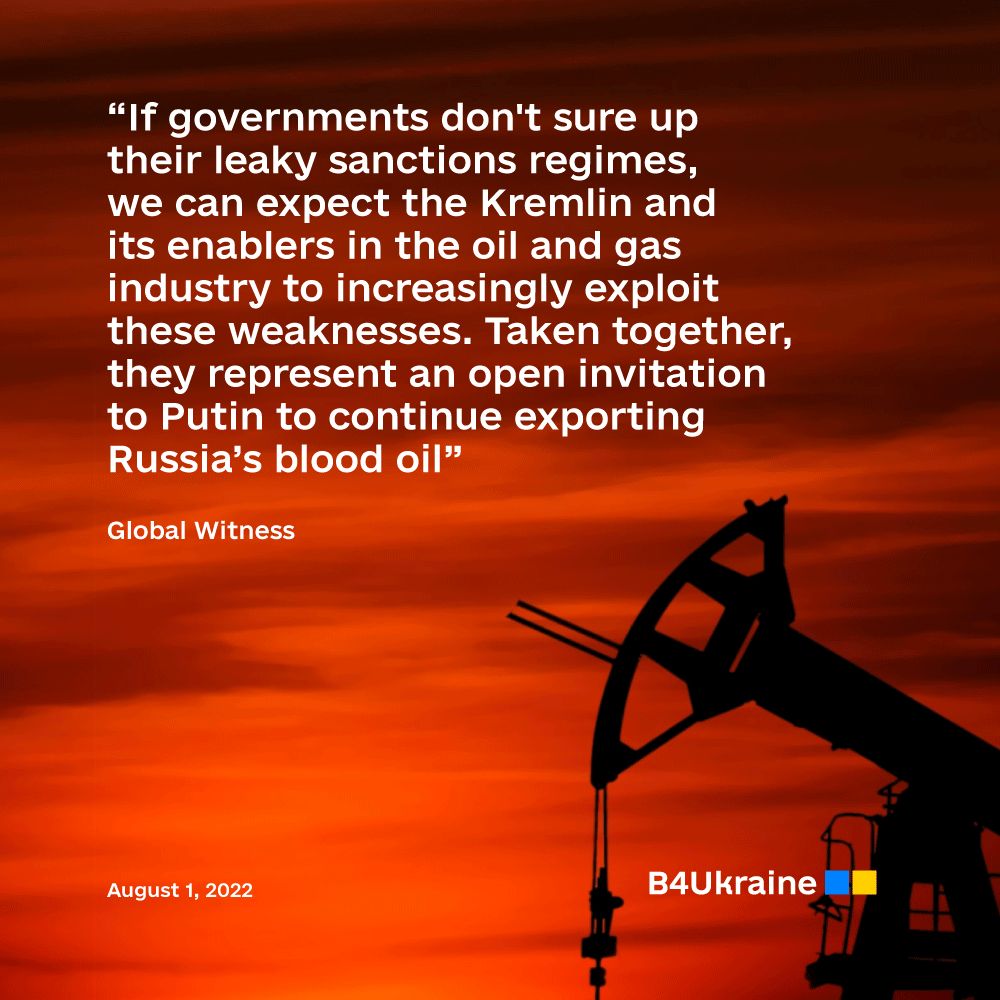 Loopholes in current sanctions let Russia continue oil exports