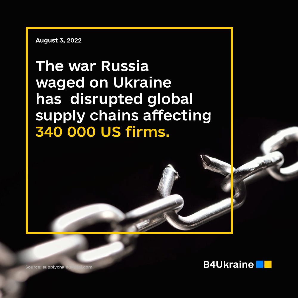 Working with Russian suppliers puts a company's supply chain resilience at risk