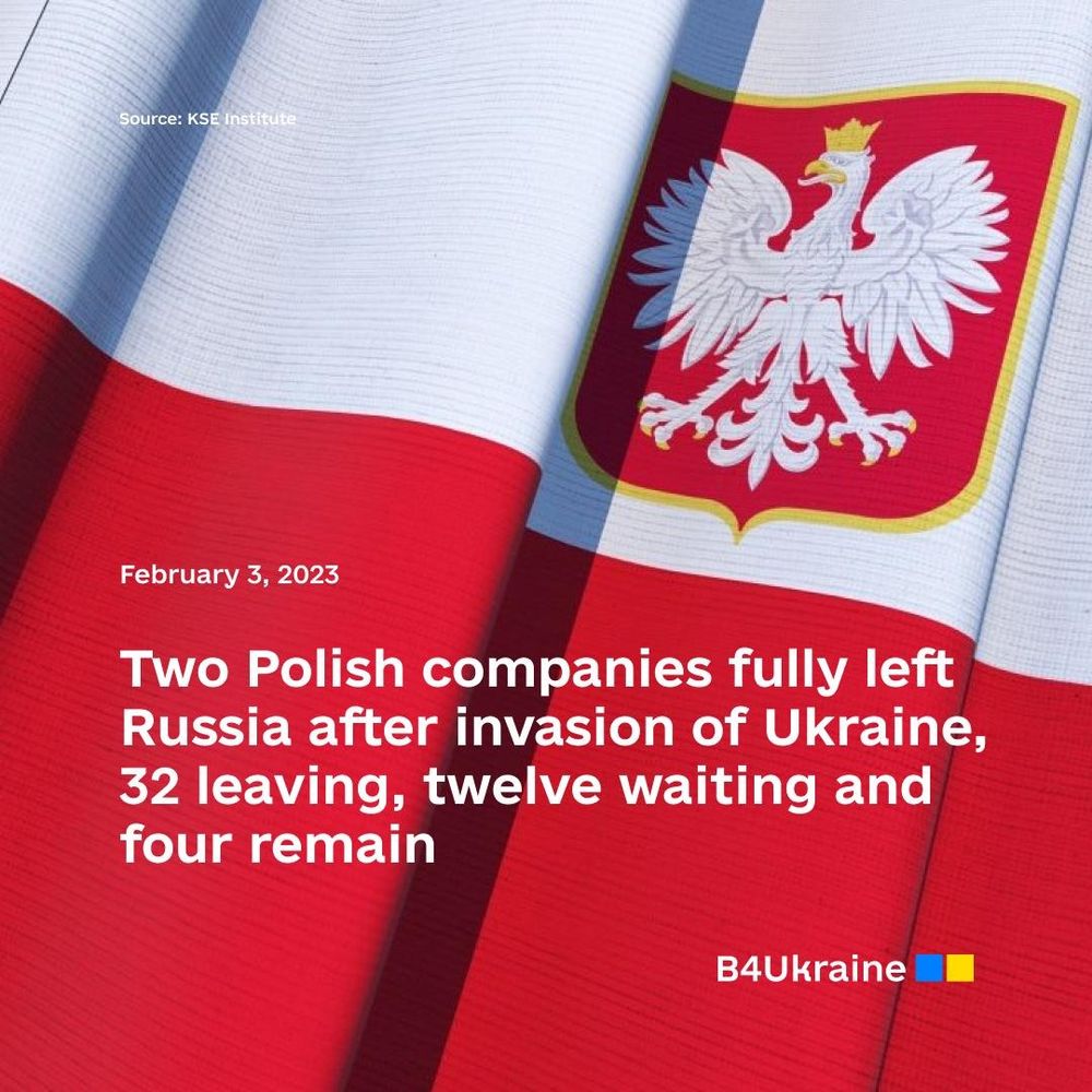 Two Polish companies fully left Russia after invasion of Ukraine, 32 leaving, twelve waiting and four remain