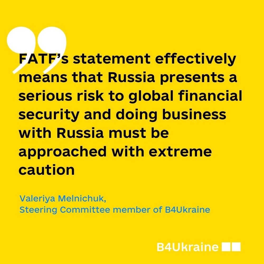 Risky Business. What FATF suspension of Russia’s membership means
