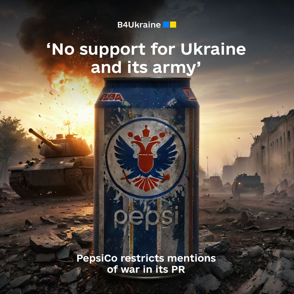 'No support for Ukraine and its army': PepsiCo restricts mentions of war in its PR