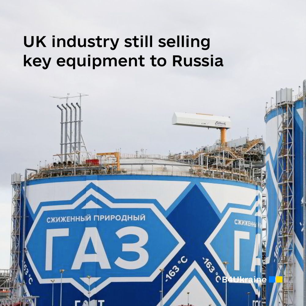 UK industry still selling key equipment to Russia