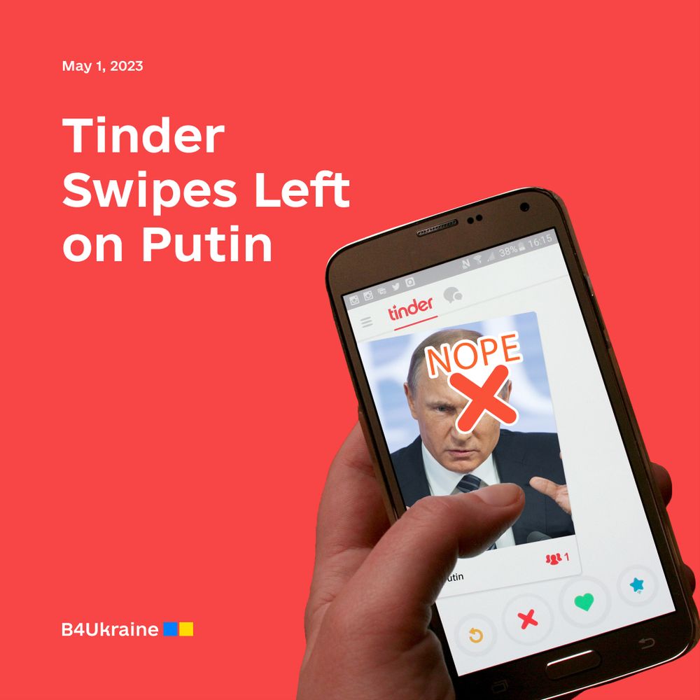 Tinder Swipes Left on Putin