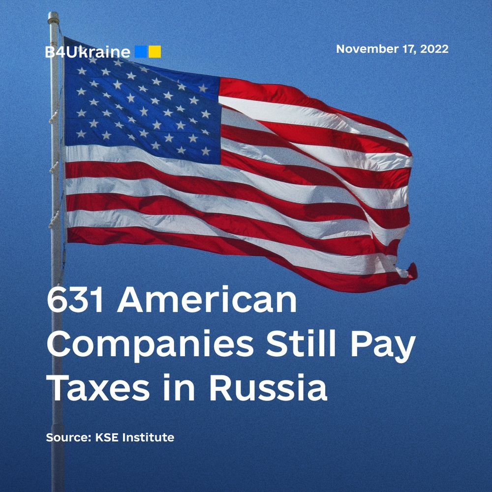 631 American Companies Still Pay Taxes in Russia