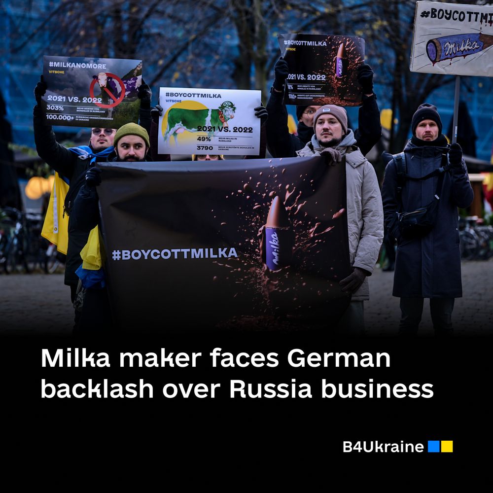 Milka maker faces German backlash over Russia business