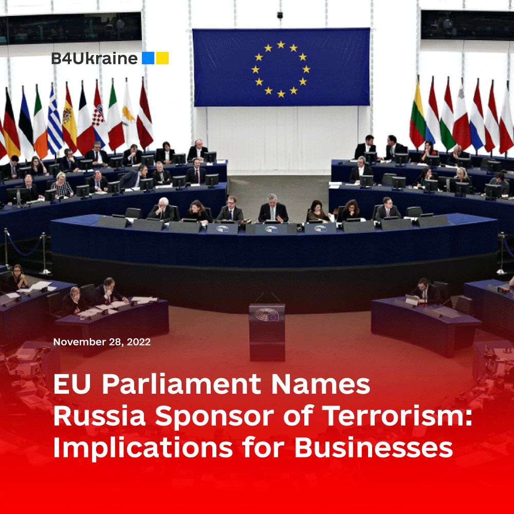 EU Parliament Names Russia Sponsor of Terrorism: Implications for Businesses