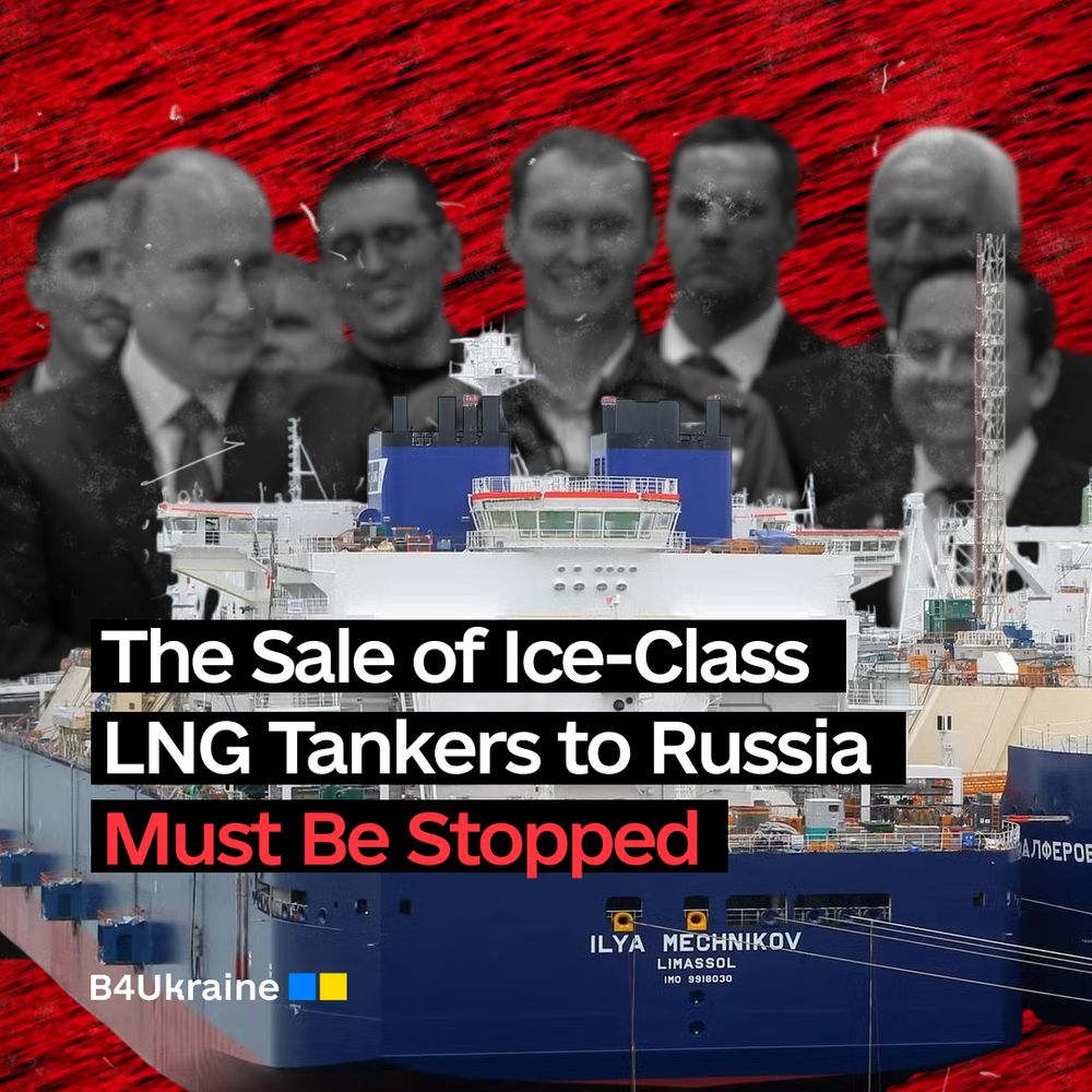 The sale of ice-class LNG tankers to Novatek must be stopped