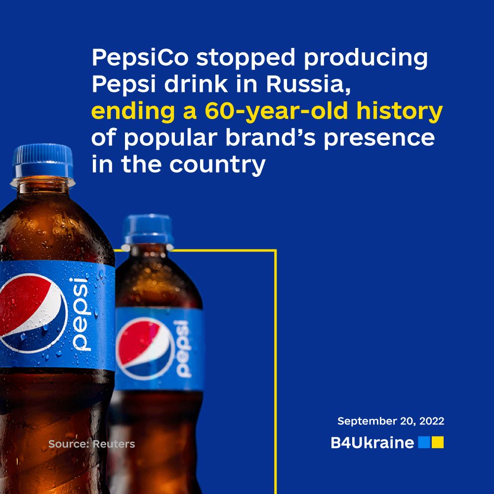 PepsiCo has ended 60 years of Pepsi drink presence in Russia. But there is more to this case