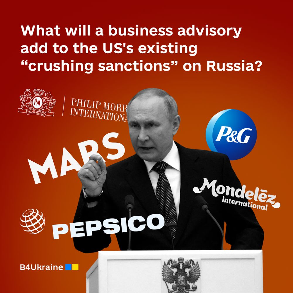 What will a business advisory add to the existing “crushing sanctions” regime?
