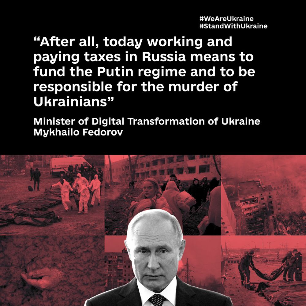 Working and paying taxes in Russia today means funding the Putin regime