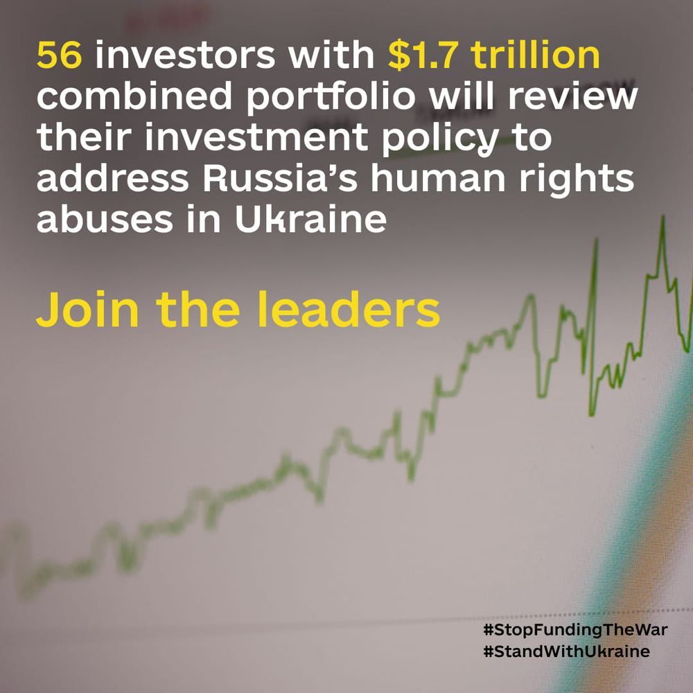 Investors condemn Russian aggression against Ukraine