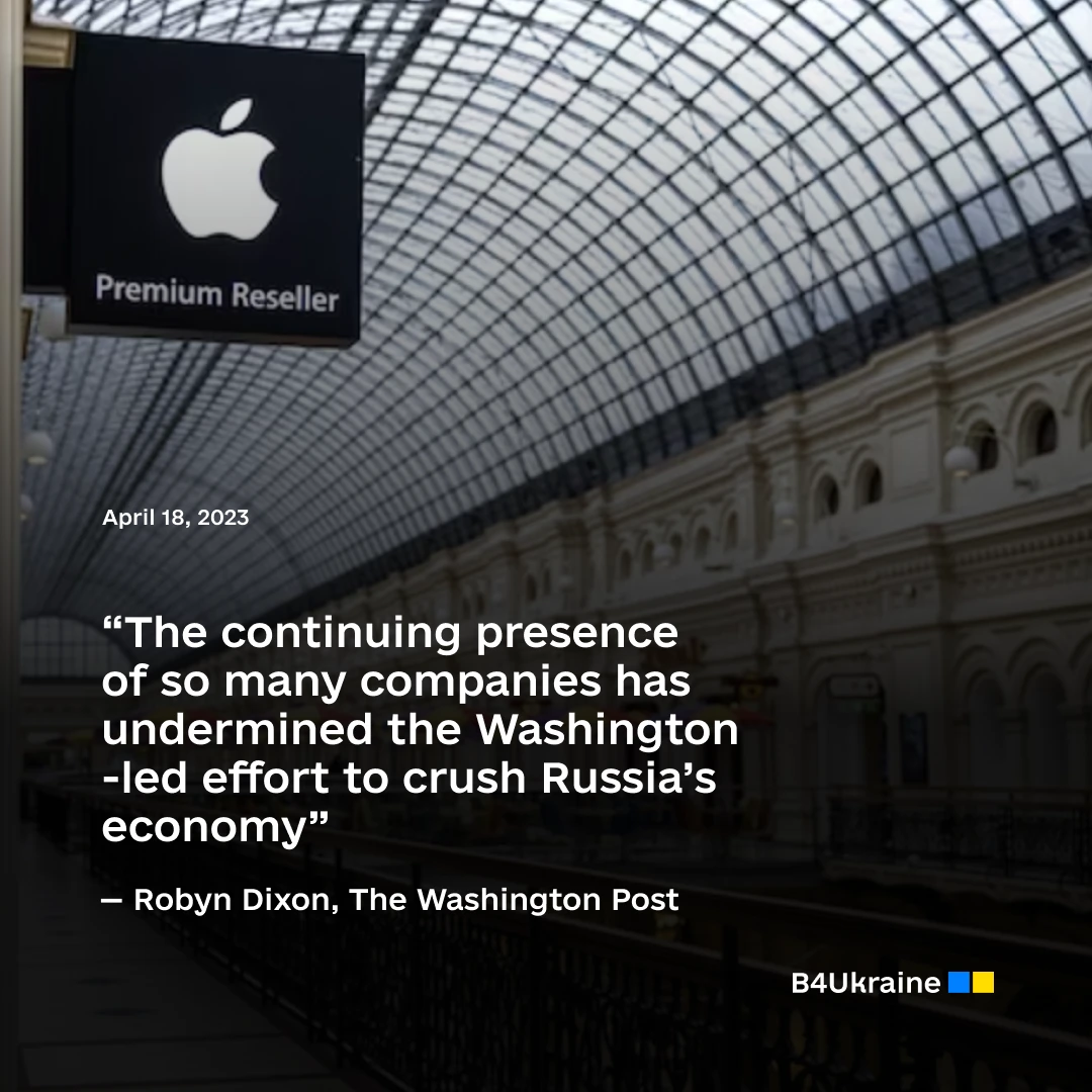 The continuing presence of so many companies has undermined the Washington-led effort to crush Russia’s economy