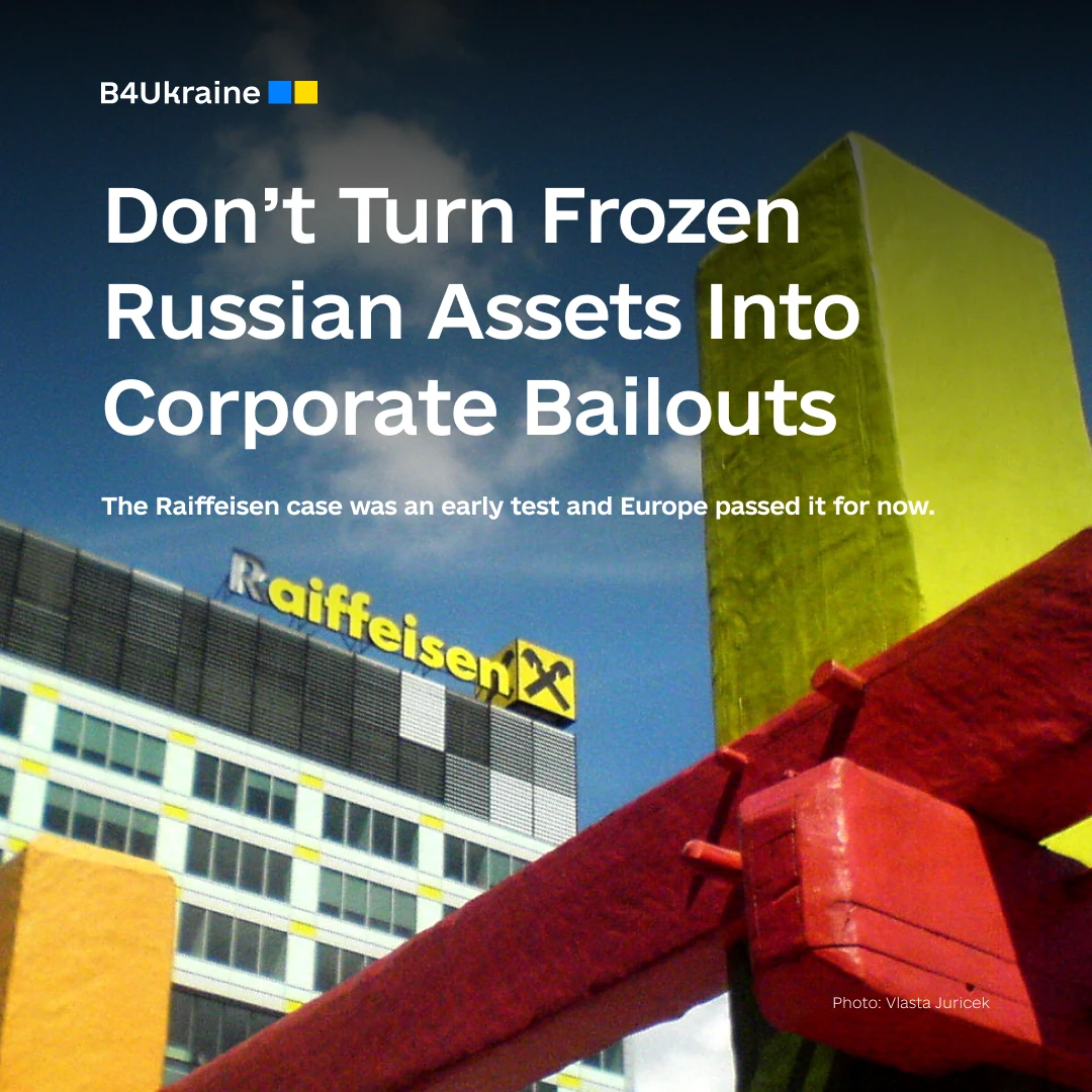 Don’t Turn Frozen Russian Assets Into Corporate Bailouts