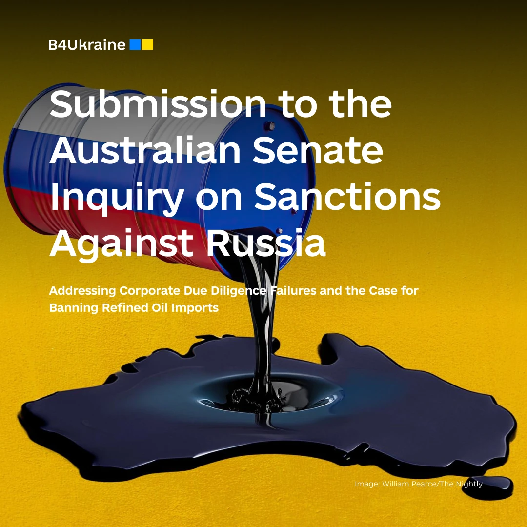 Submission to the Australian Senate Inquiry on Sanctions Against Russia