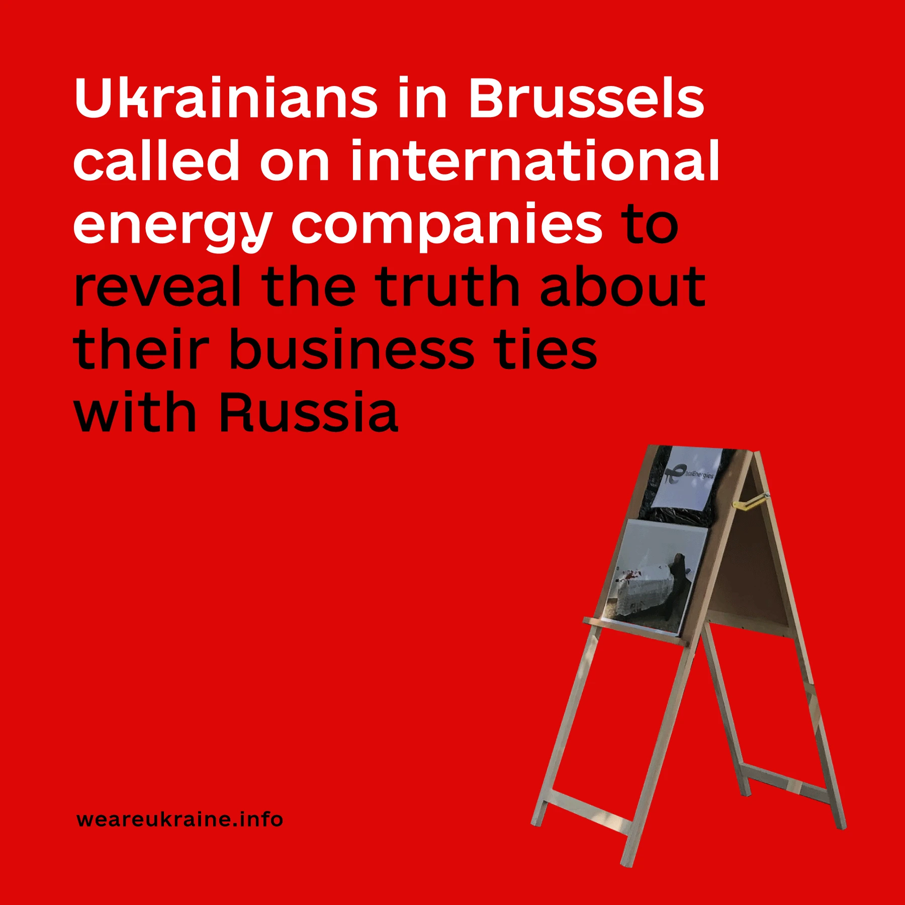 How activists urged largest energy companies to be true about work in Russia