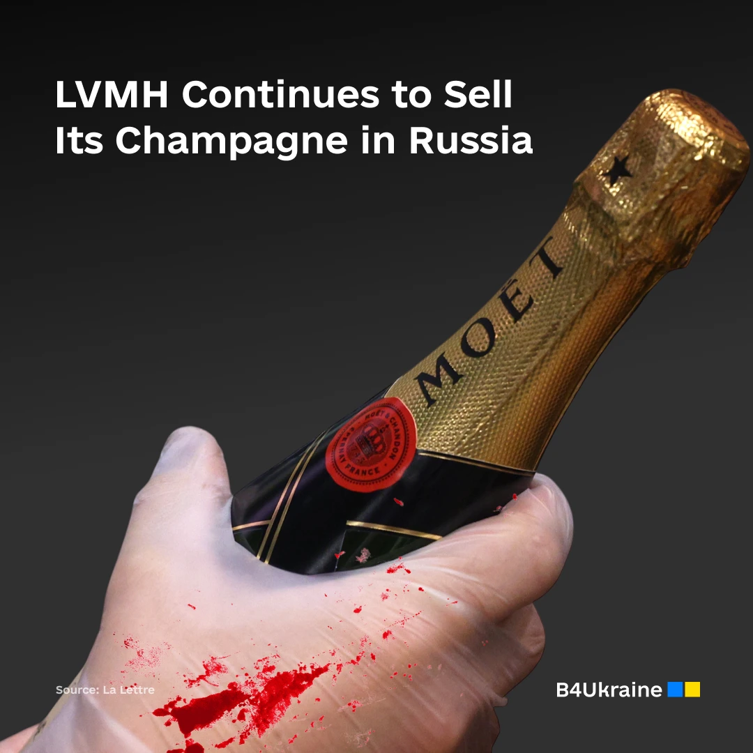 LVMH Reportedly Continues to Sell Its Champagne in Russia