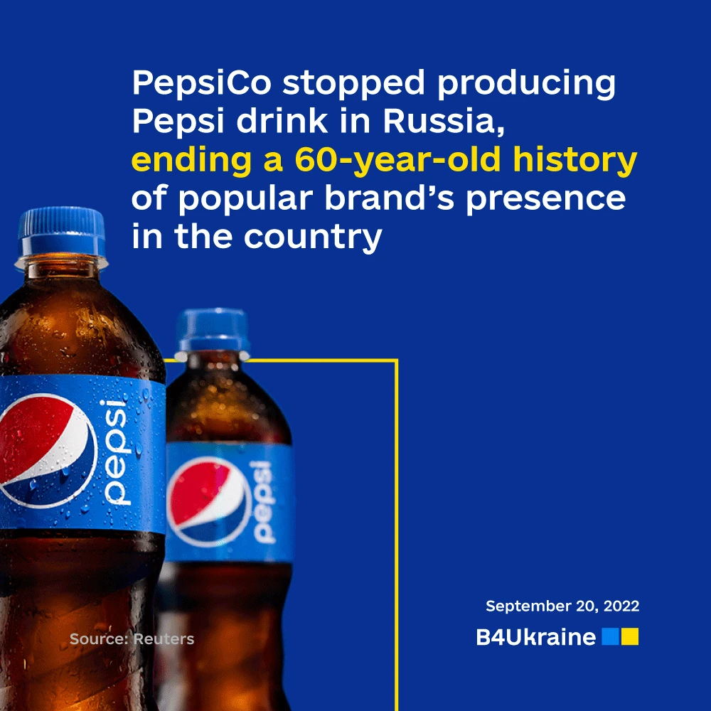 PepsiCo has ended 60 years of Pepsi drink presence in Russia. But there is more to this case