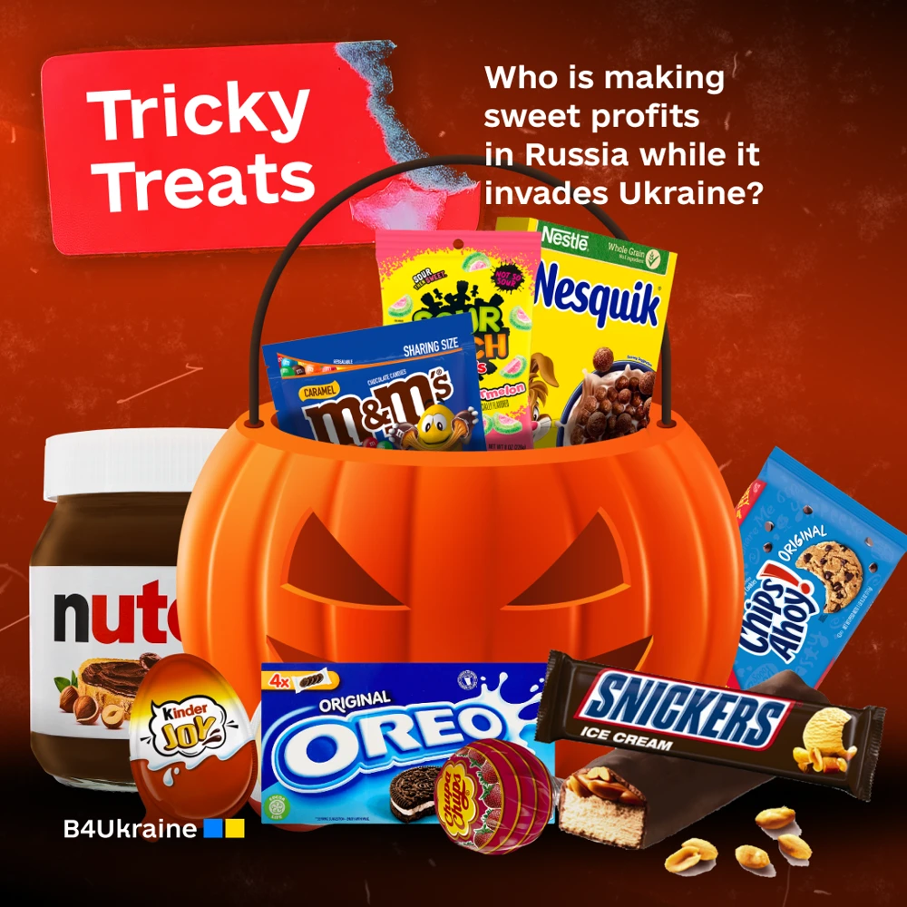 Tricky Treats: Who is making sweet profits in Russia while it invades Ukraine?