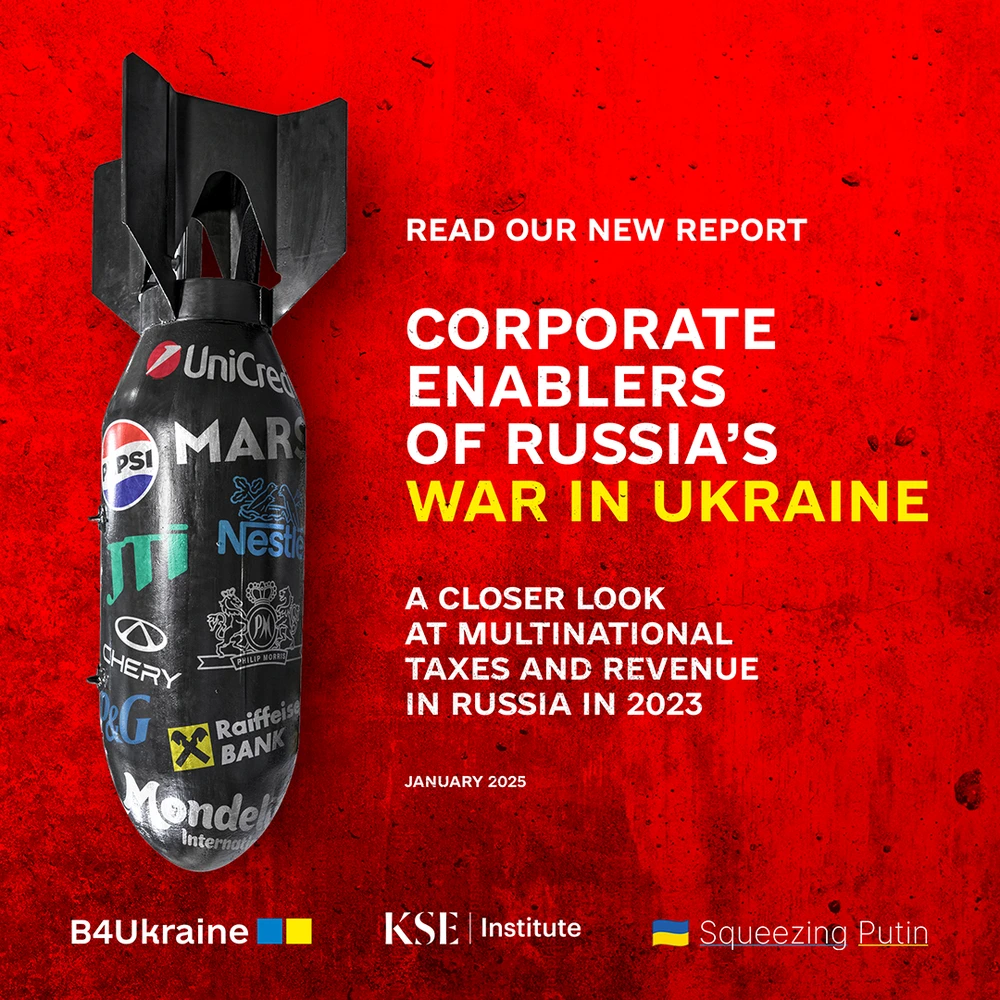 Corporate Enablers of Russia’s War in Ukraine: A Closer Look at Multinational Taxes and Revenue in Russia in 2023