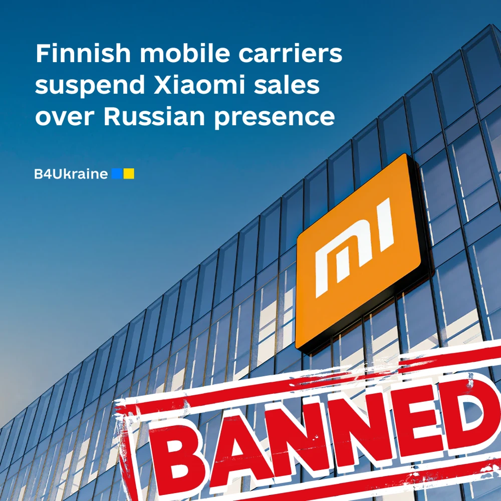 Finland's mobile carriers ban Xiaomi sales over Russian presence