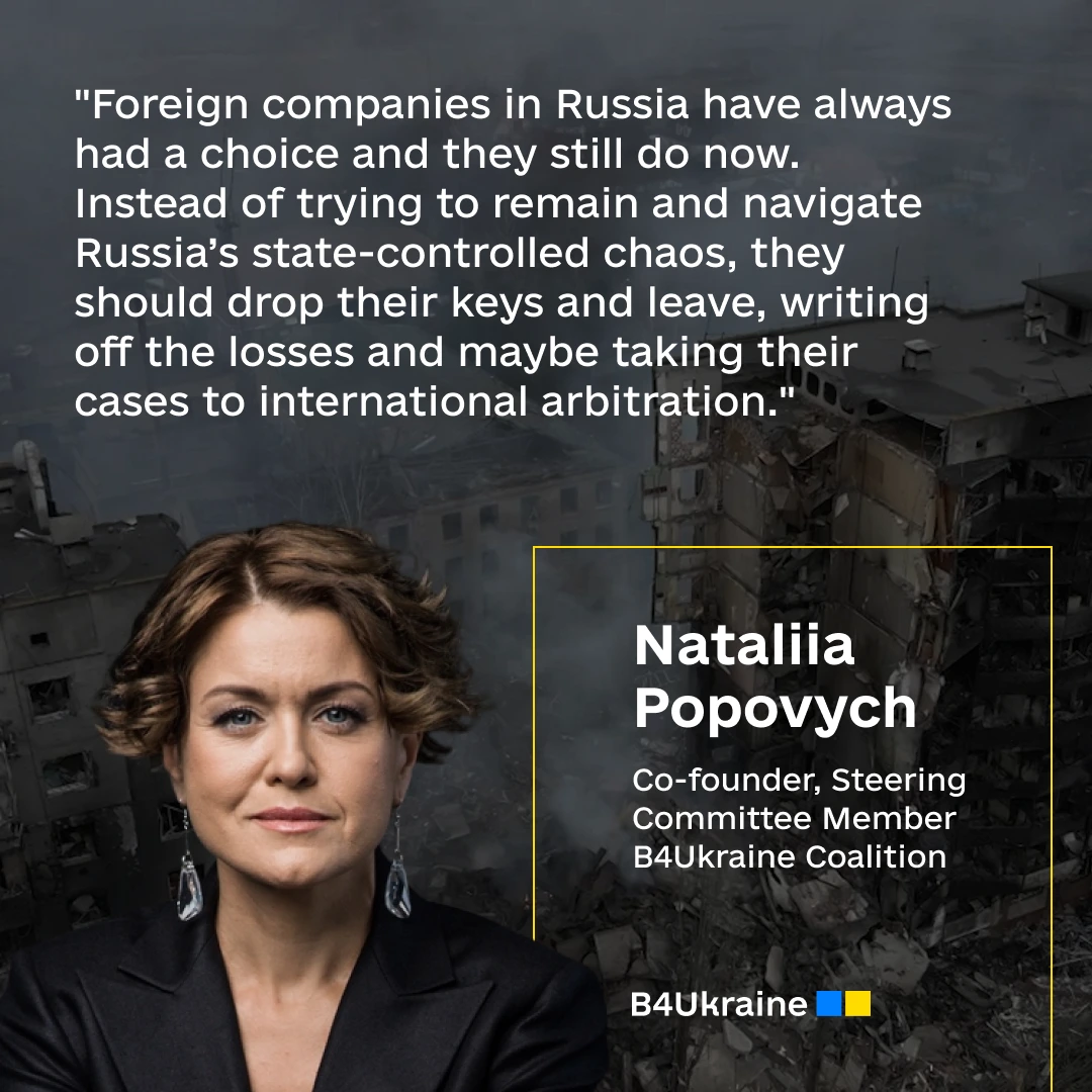 You should get out of Russia